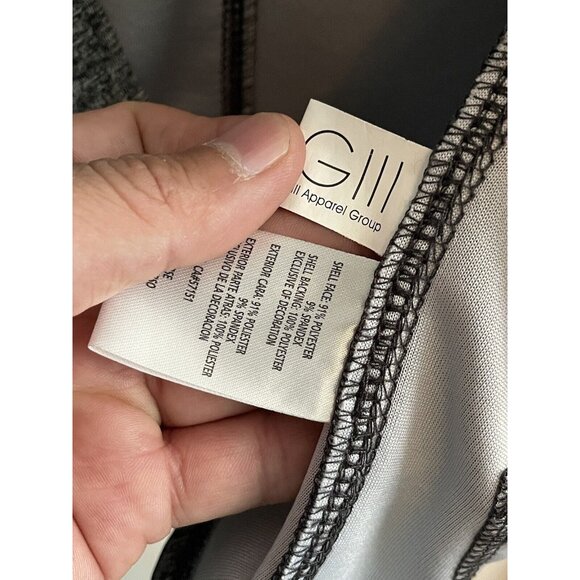 G III Sports NFL Apparel Grey Zip Fleece Jacket Womens Size Medium Sea Hawks - Picture 7 of 8